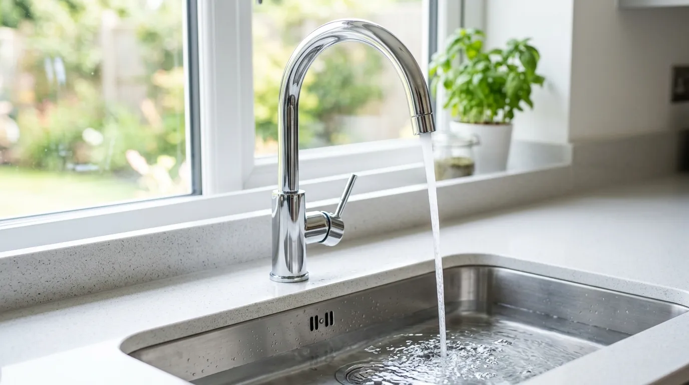 Local Plumbing Master Pros same day plumber fixing a faucet in Donahue, IA
